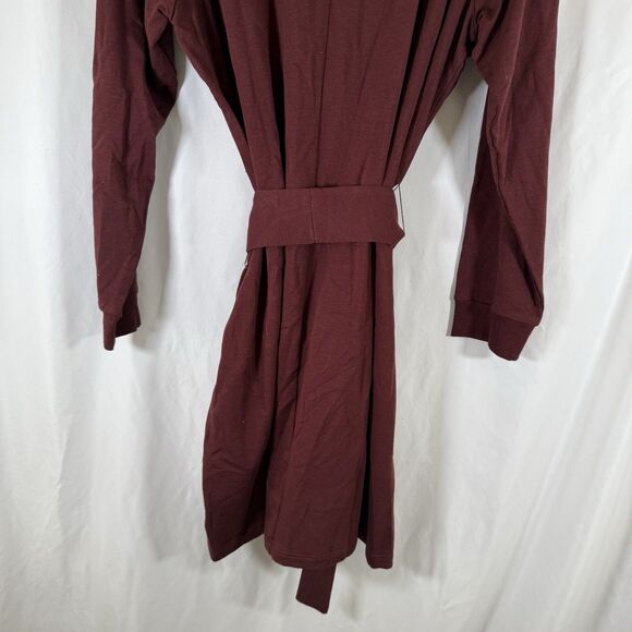 New Torrid Dress Women's 2 2X Red Long Sleeve Belted Pocketless Cotton Blend - Picture 11 of 11